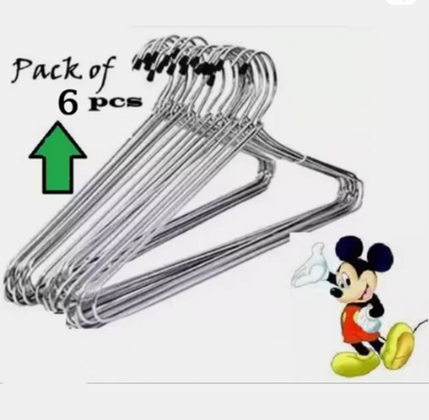 Image of MadOverHangers Steel Coat Pack of 18 Hangers For Coat (Steel) Plastic Dress Pack of 6 Hangers Plastic Dress Pack of 6 Hangers For Dress
