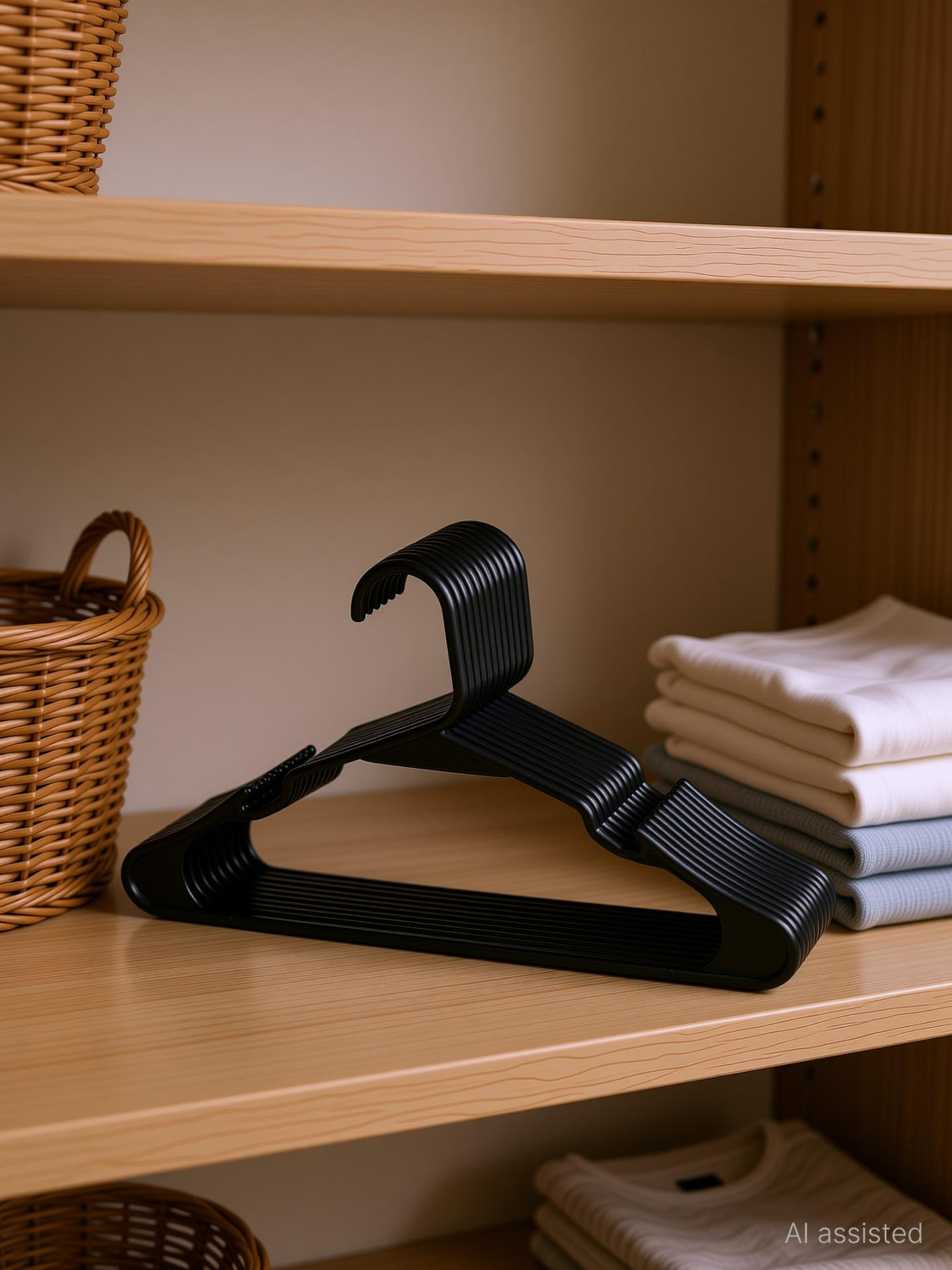 Image of Moxstar Plastic Shirt Pack of 24 Hangers For Shirt