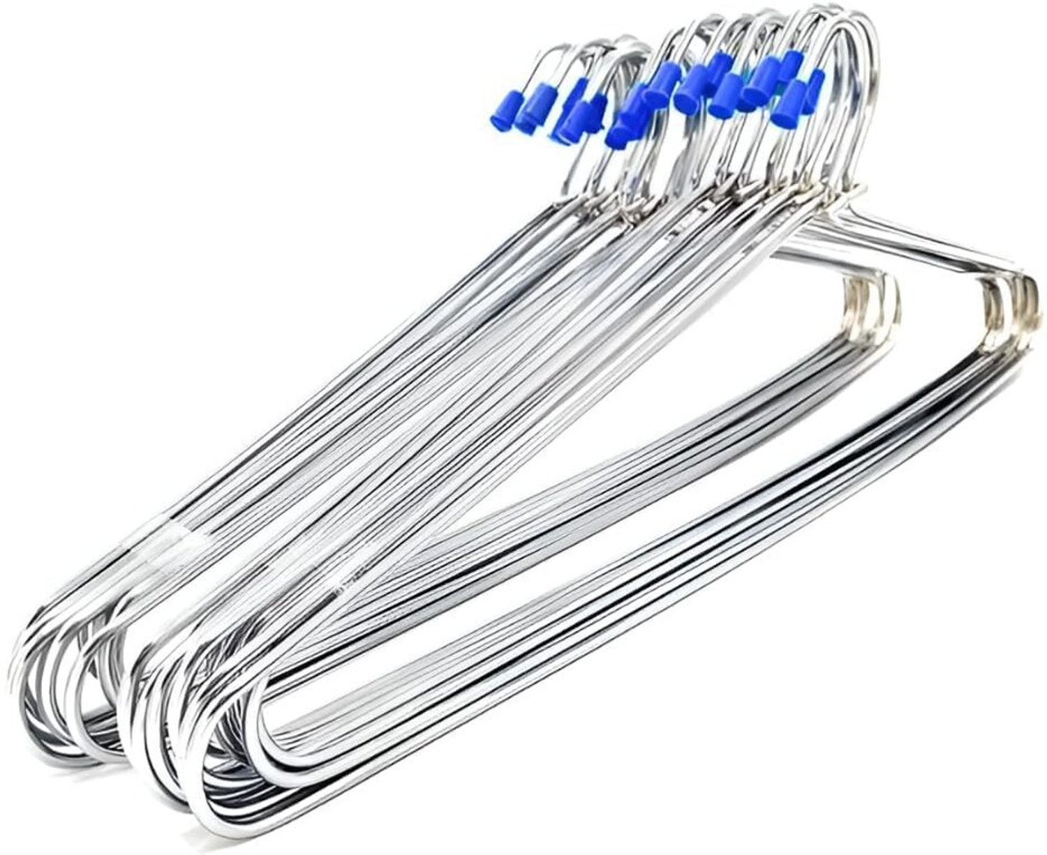 Image of MadOverHangers Steel Coat Hangers For Coat (Steel) Plastic Dress Pack of 6 Hangers For Dress
