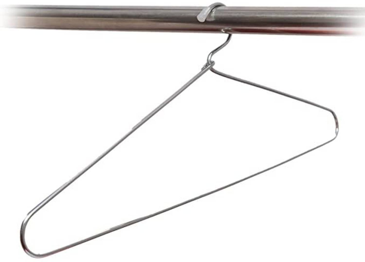 ShopGlobal Gloss Finish Steel Hangers Pack of 24 - Image 2