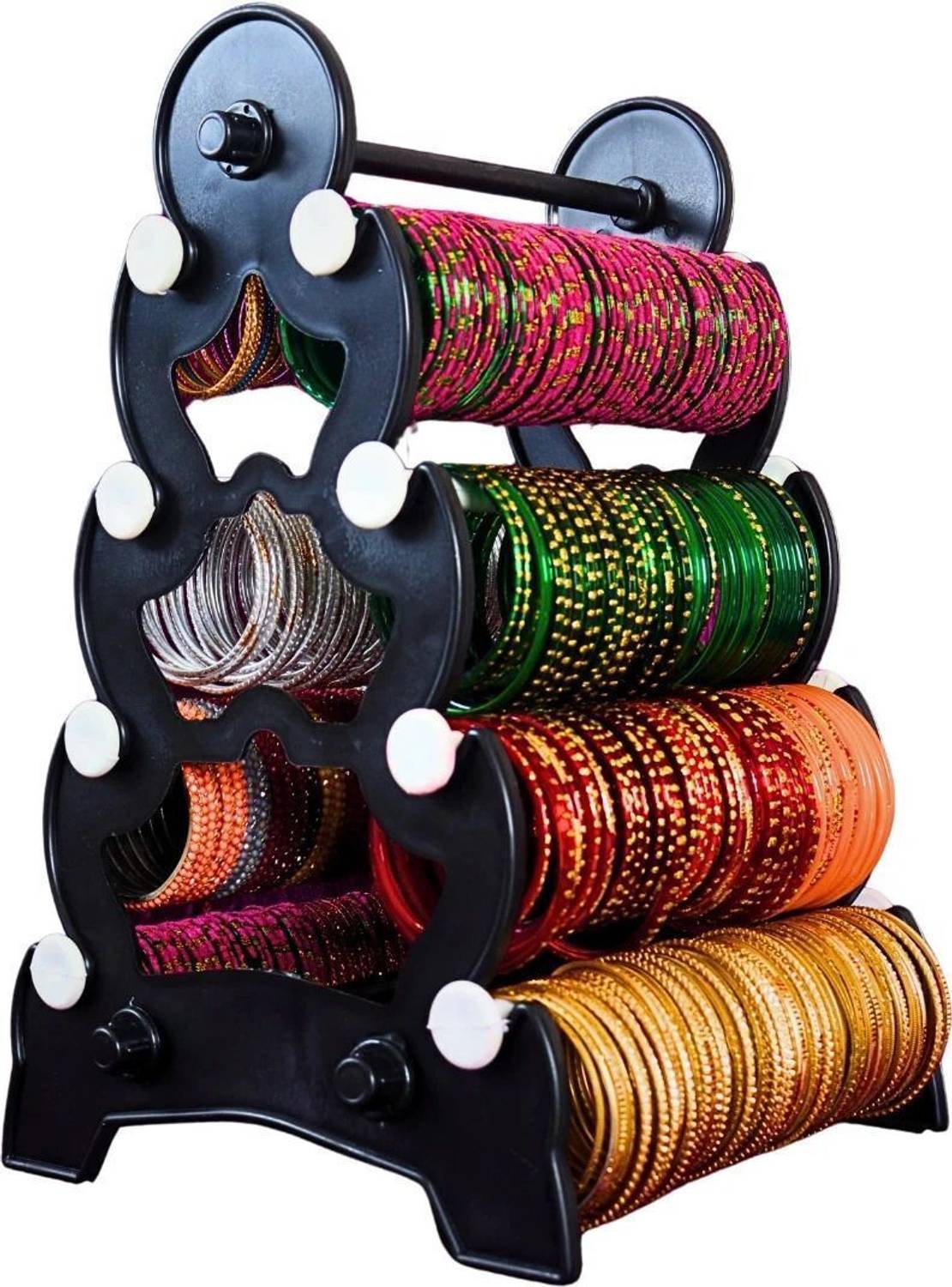 Abirami kitchen Luxury Bangle Display Stand | Compact Jewellery Storage Solution Jewellery Organizer