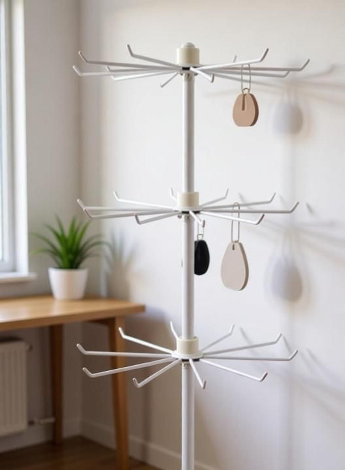 Image of bandhan 3layer rotating Display stand Jewellery Organizer, Scarf Organizer, Accessories Organizer, Stationery Organizer