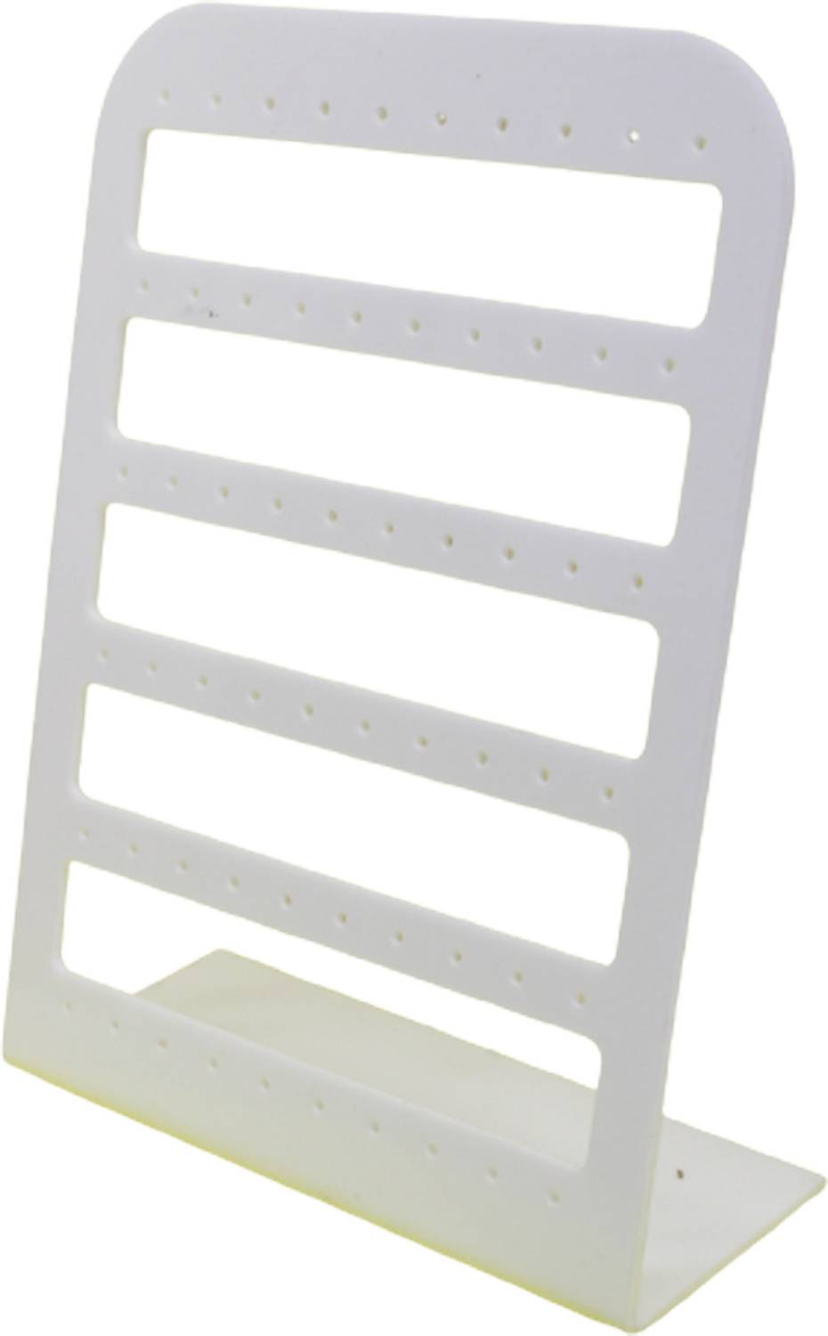bandhan Earning Nosepin Display Stand 30 Pair 8X6 Inch White (pack of 2) Jewellery Organizer