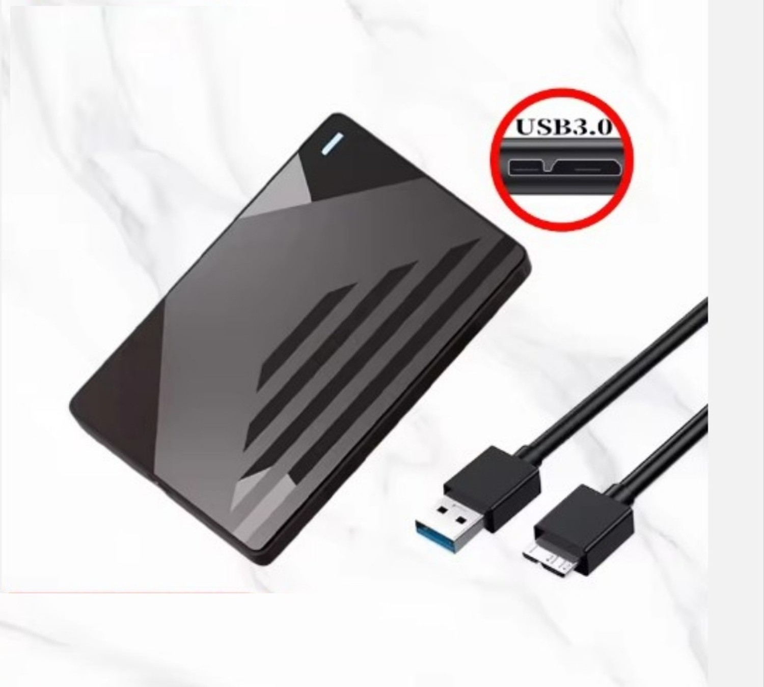 Image of itick Usb3.0 Hard Disk Enclosure 2.5inch Sata Portable Plastic Hdd Ssd Case 2.5 inch PC Laptop External Interface USB