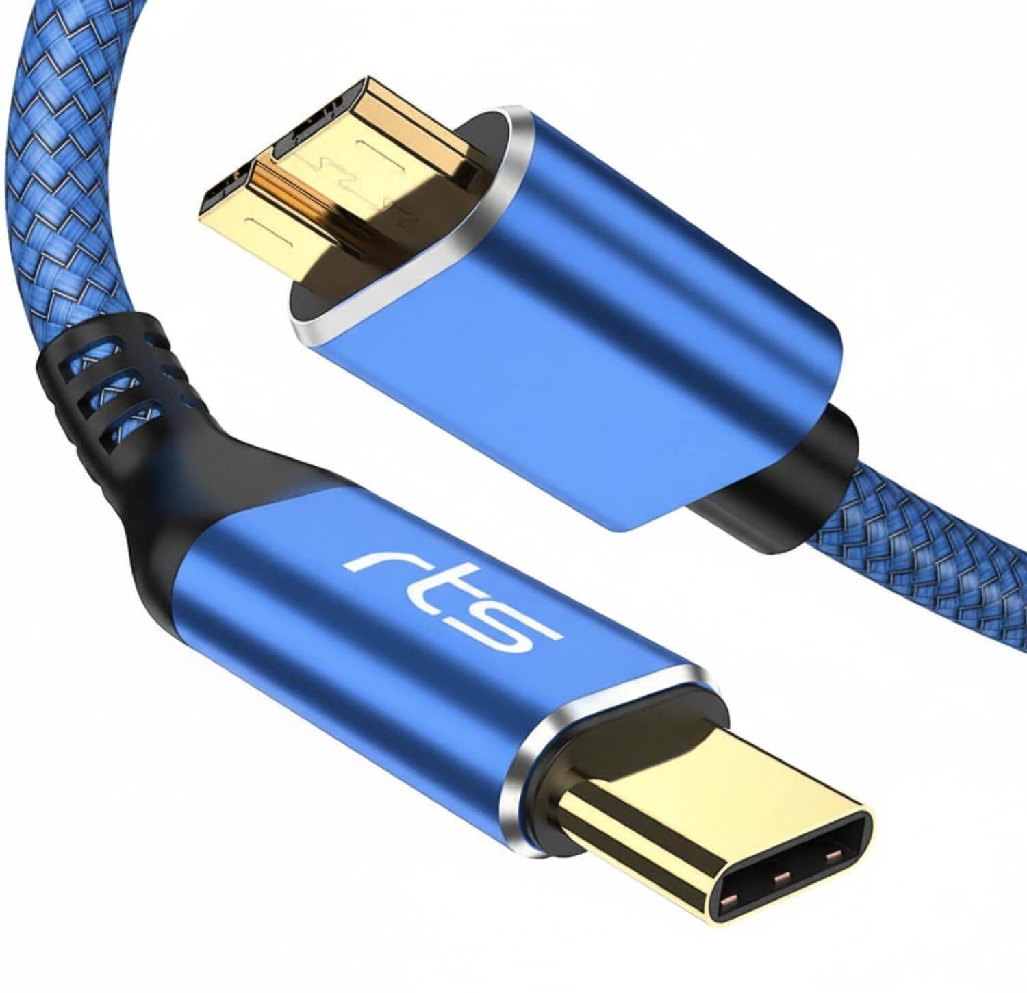 RTS Usb C Type C To Micro B Portable External Hard Disk Drive Hdd Wire Cable,10Gbps 3.5 inch Shock Resistant Water Proof Usb C Type C To Micro B Portable External Hard Disk Drive Hdd Wire