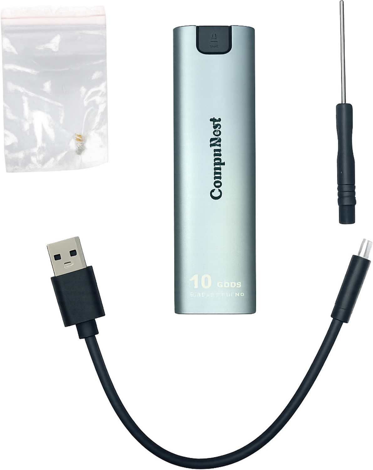 Image of CompuBest NVMe SSD Enclosure 2.5 inch Shock Resistant NVMe