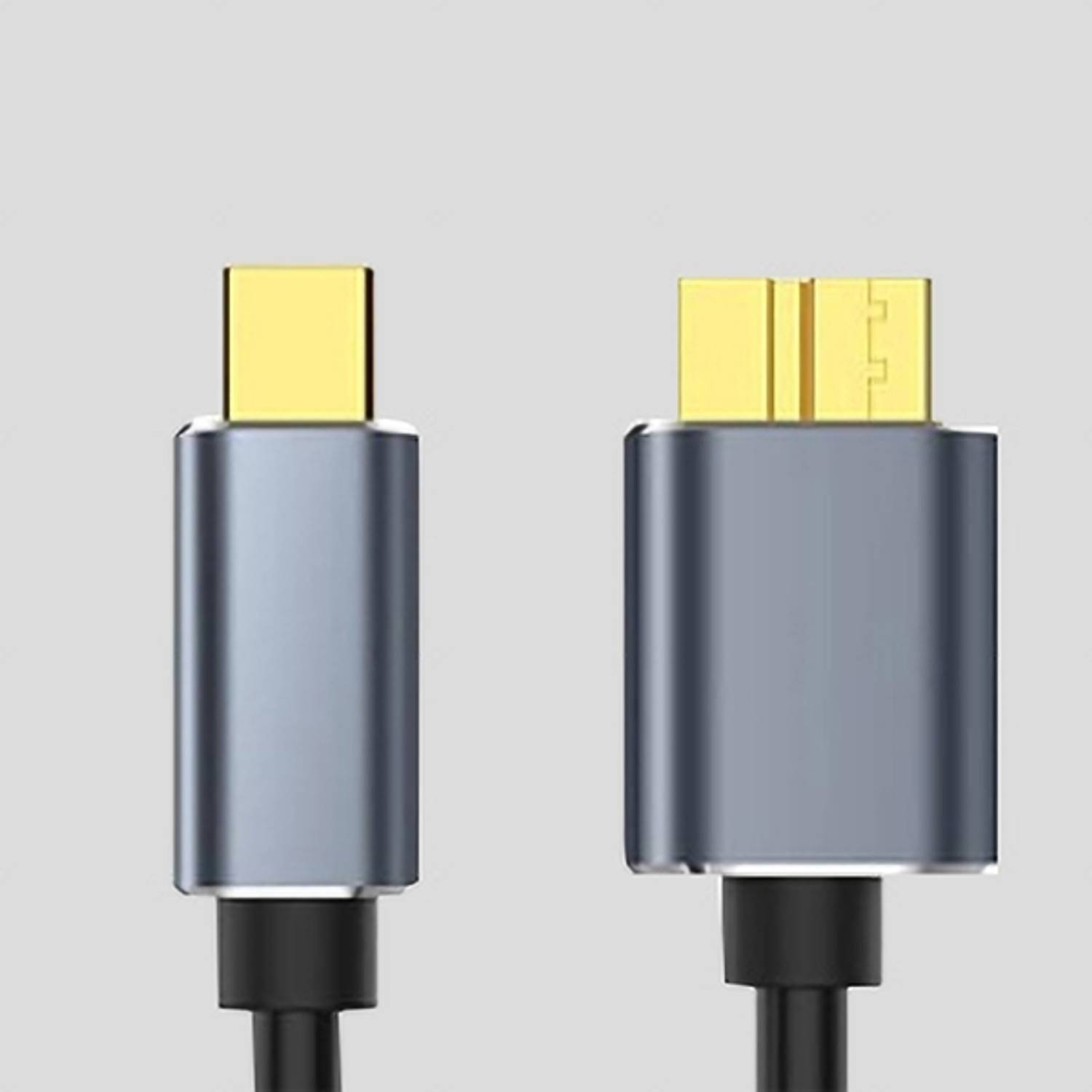 Jihaan USB 3.0 Cable/Cord for Seagate Goflex, Expansion External Hard 50cm 4.5 inch type c to hdd hard drive disk cable
