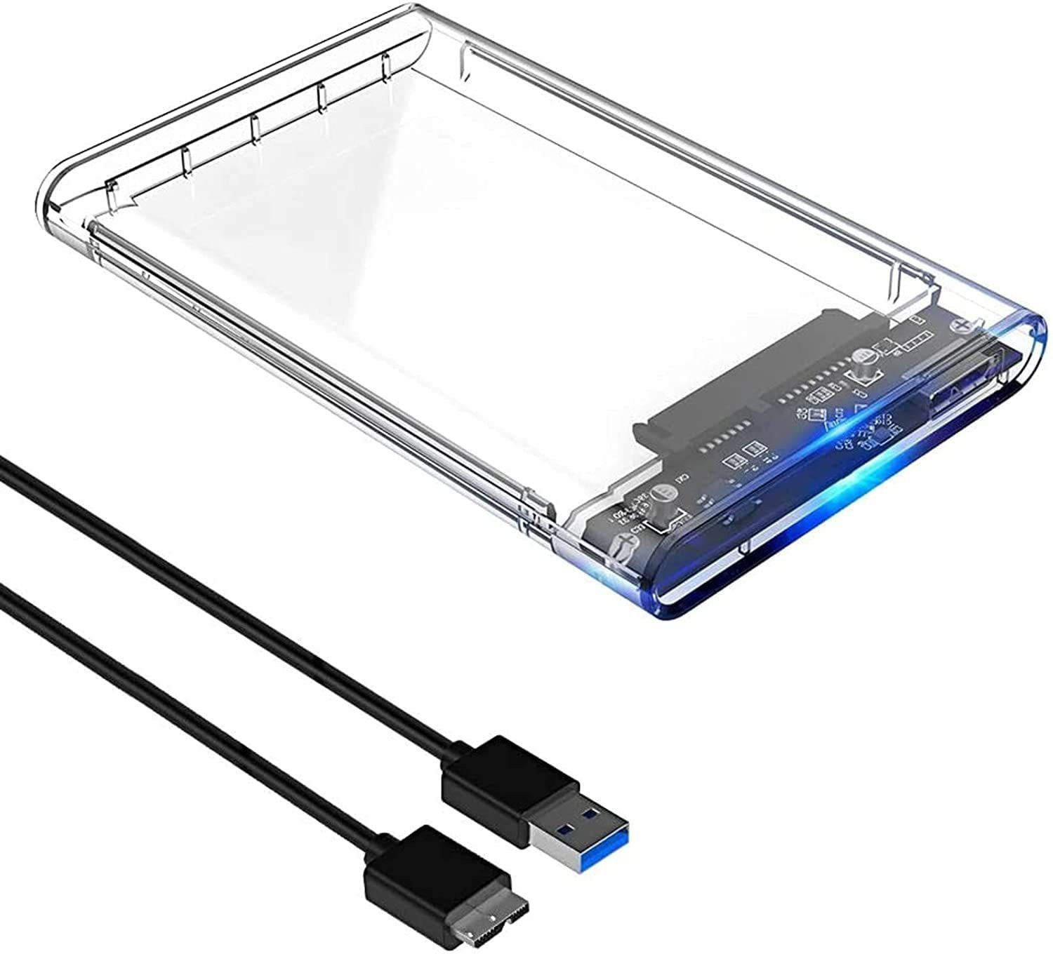 Image of TERABYTE 2 in 1 USB 3.0 Laptop Casing 2.5 Inch HDD /SSD Enclosure Case Cover SATA to External Hard Drive Enclosure Case for Laptop Hard Disks (Color May Vary) 2.5 inch LAPTOP CASING