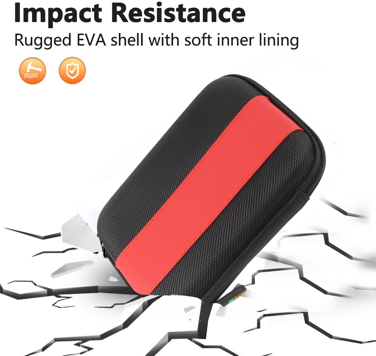 Image of Flipkart SmartBuy Pouch for Seagate, Toshiba, WD, Sony, Transcend, Lenovo, ADATA, HP & Hitachi 2.5 inch External Hard Disks