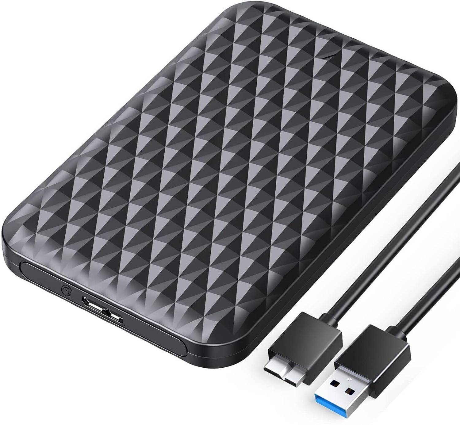 Carecase 2.5 Inch Sata Casing With Usb 3.0 Cable , Hard Drive Enclosure 2.5 inch 2.5 Inch Laptop Hdd/ssd Drive