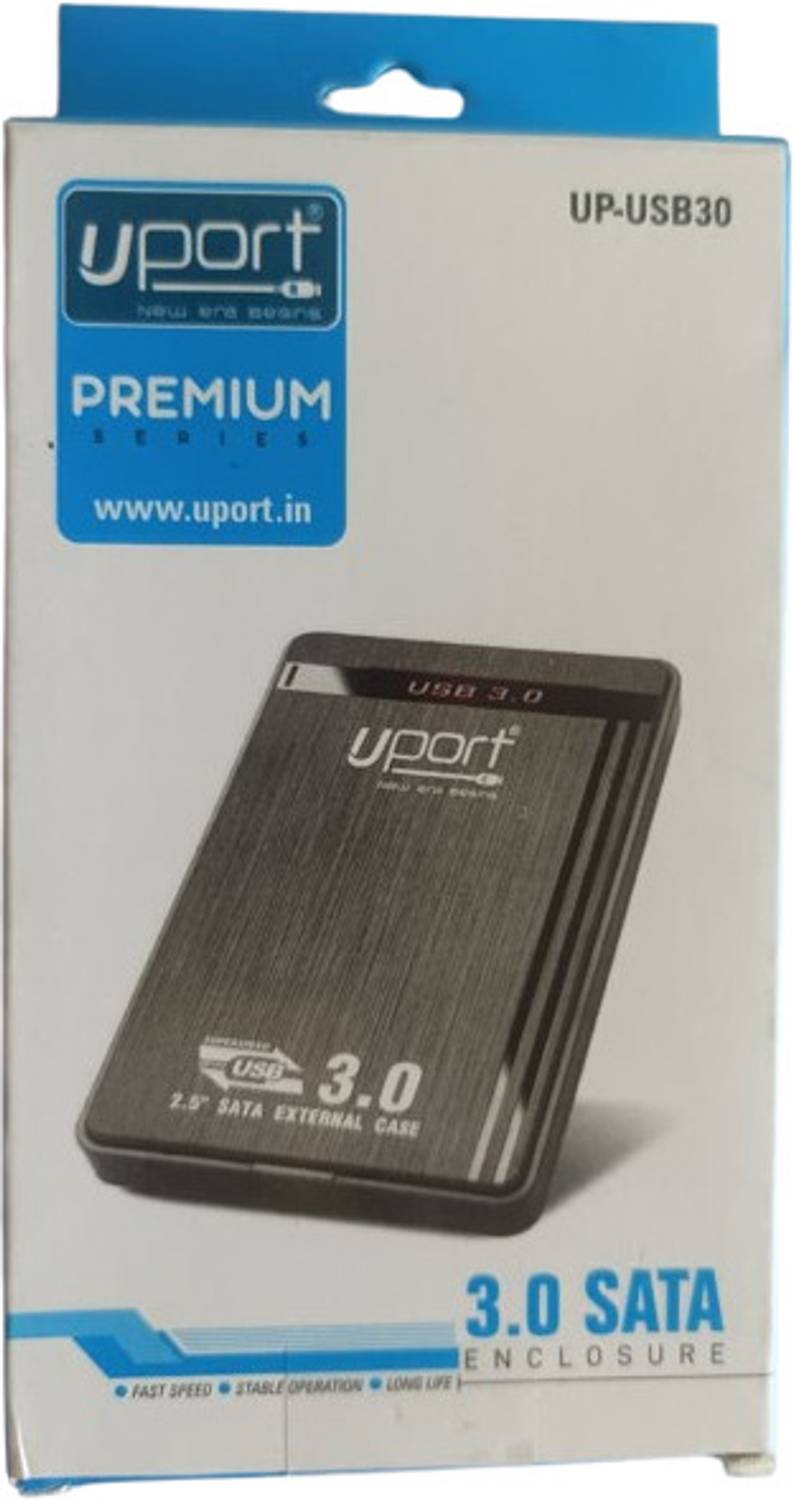 UPort USB 3.0 HDD SSD SATA Fibhour 2.5" Hard Drive Disk Box 2.5 inch Shock Resistant HDD/SSD Casing