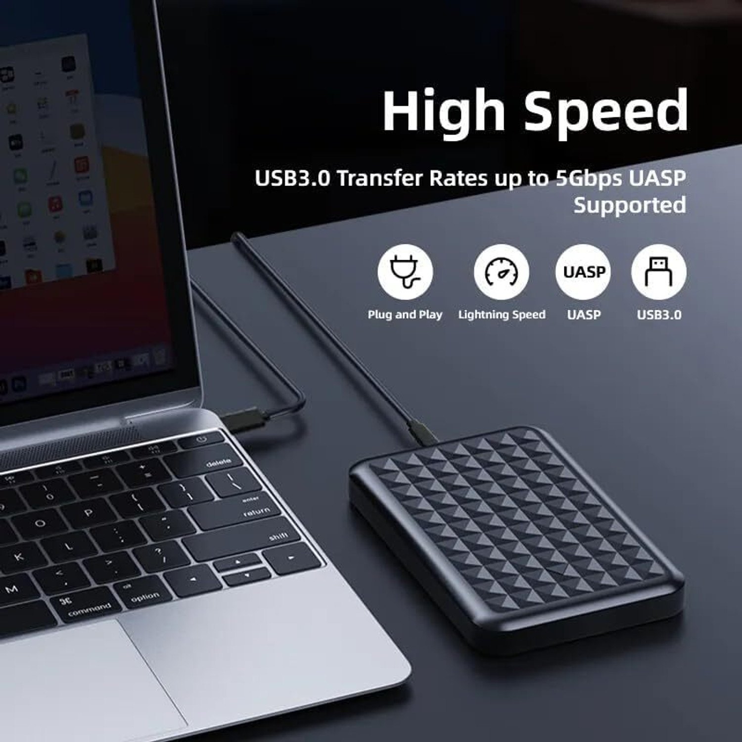 Image of Carecase 2.5inch Portable Harddrive External Harddrive 320 Gb External Hard Disk Drive GB External Hard Disk Drive (HDD)