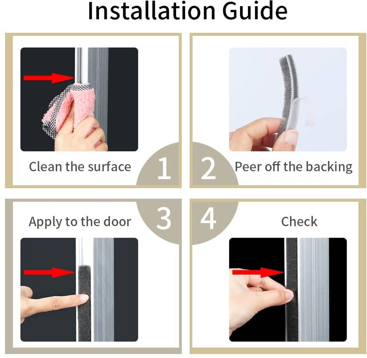 Honch Soundproof Windproof Dustproof Adhesive 10M Strips 10cm Gaffer - Image 4
