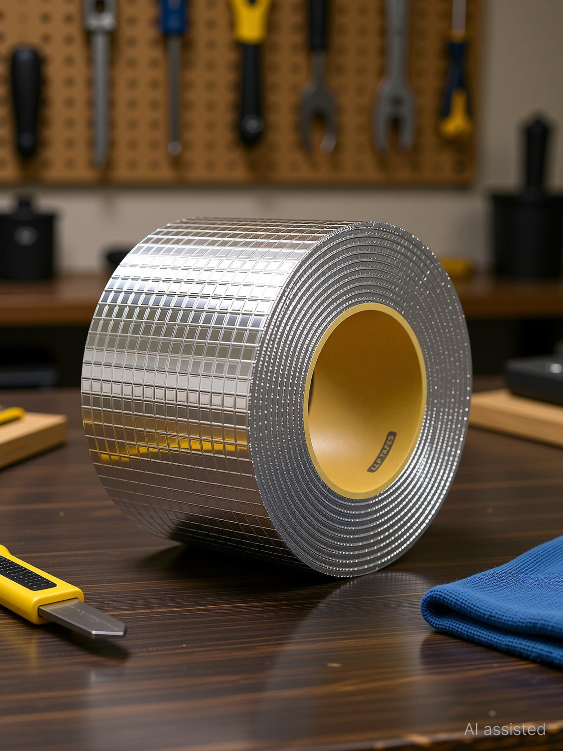 Image of Vayragya mart Aluminum Butyl Tape Waterproof Leak Repair Pipe RV Roof Sealing 500 cm Duct Tape 10 m Butyl Tape