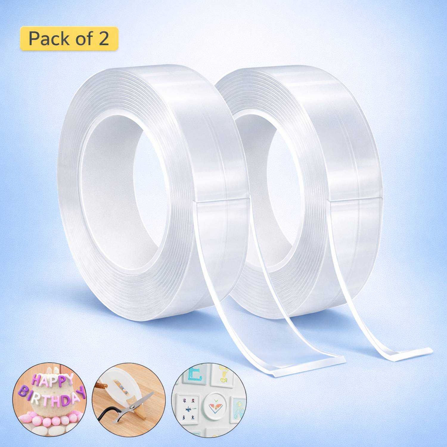 Baben Nano Double Sided Grip Tape Strong Adhesive 3 m Double-sided Tape
