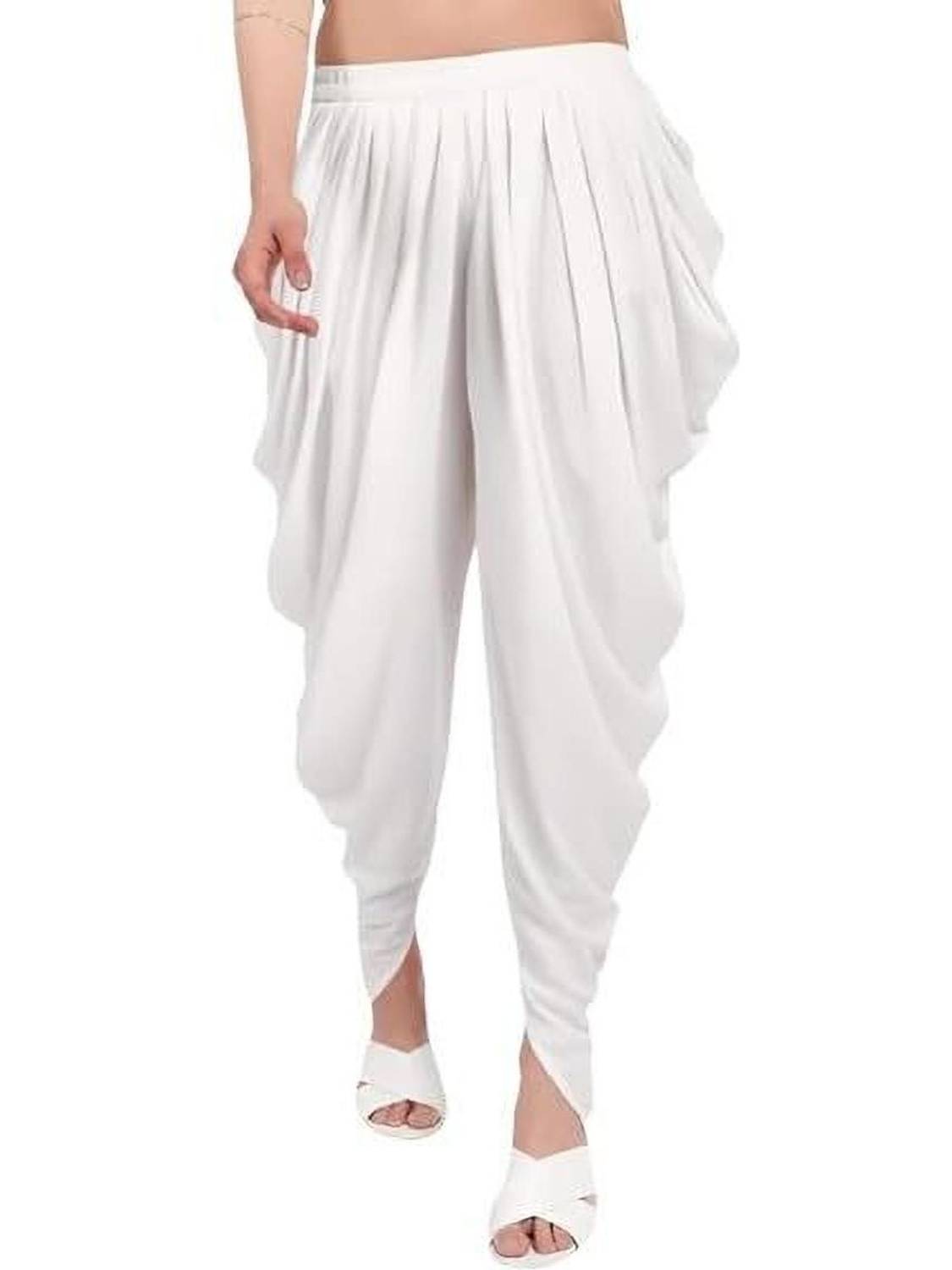 Atriyo Solid Rayon Women Harem Pants