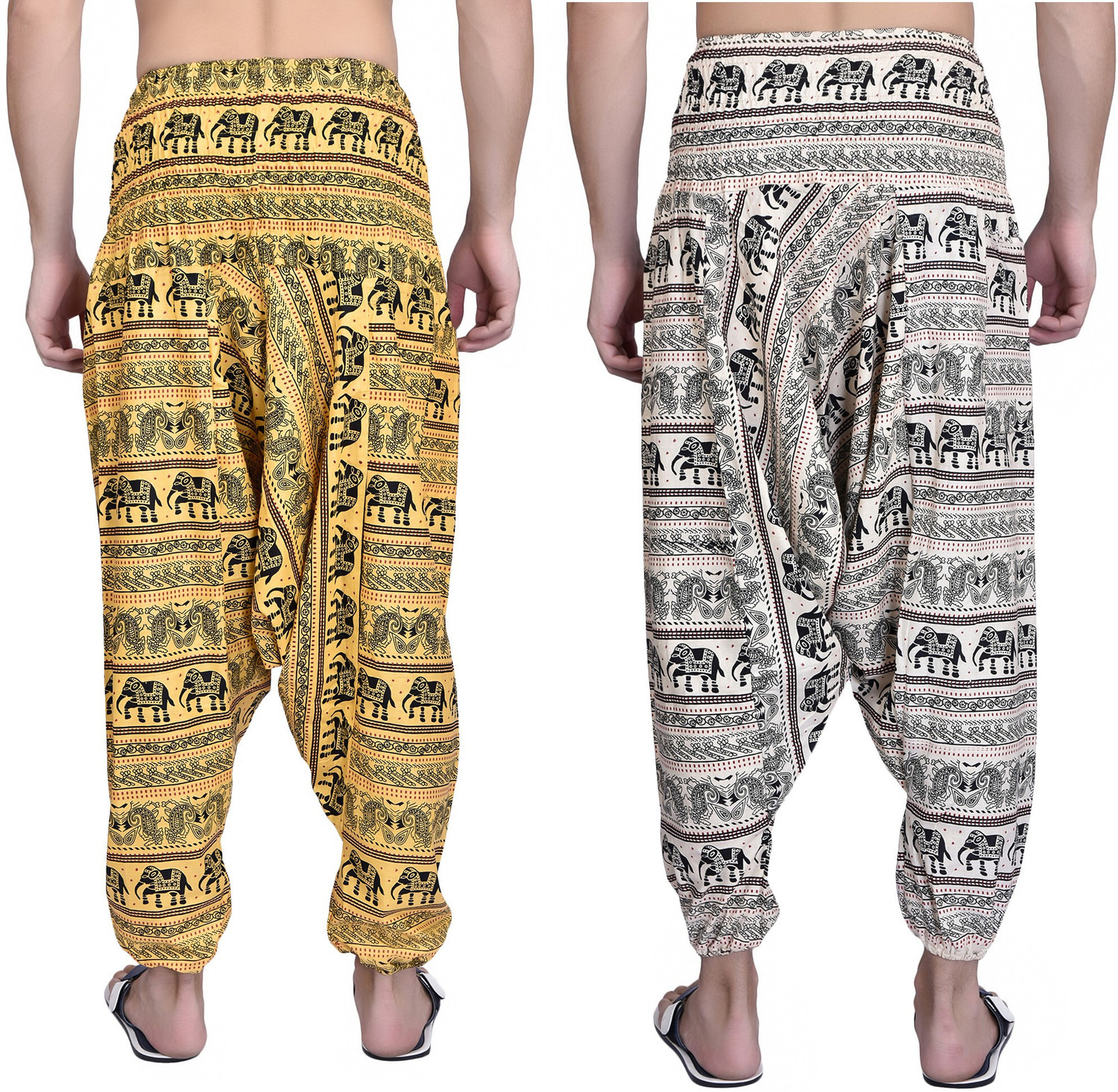 Image of Viku Printed Cotton Men Harem Pants
