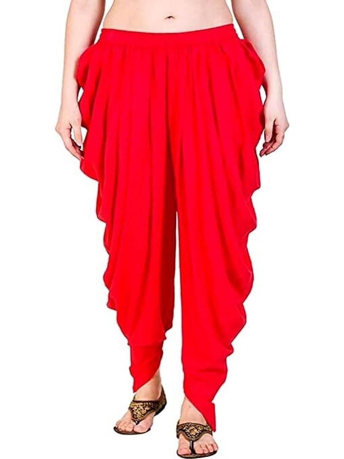 Atriyo Solid Rayon Women Harem Pants