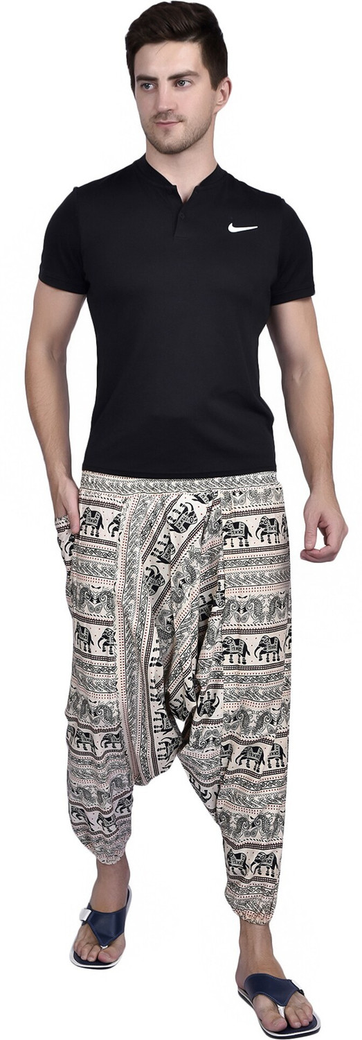 Image of Viku Printed Cotton Men Harem Pants