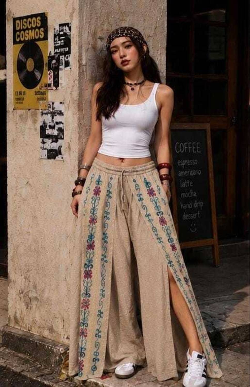 Asteva Printed Cotton Women Harem Pants - Image 1