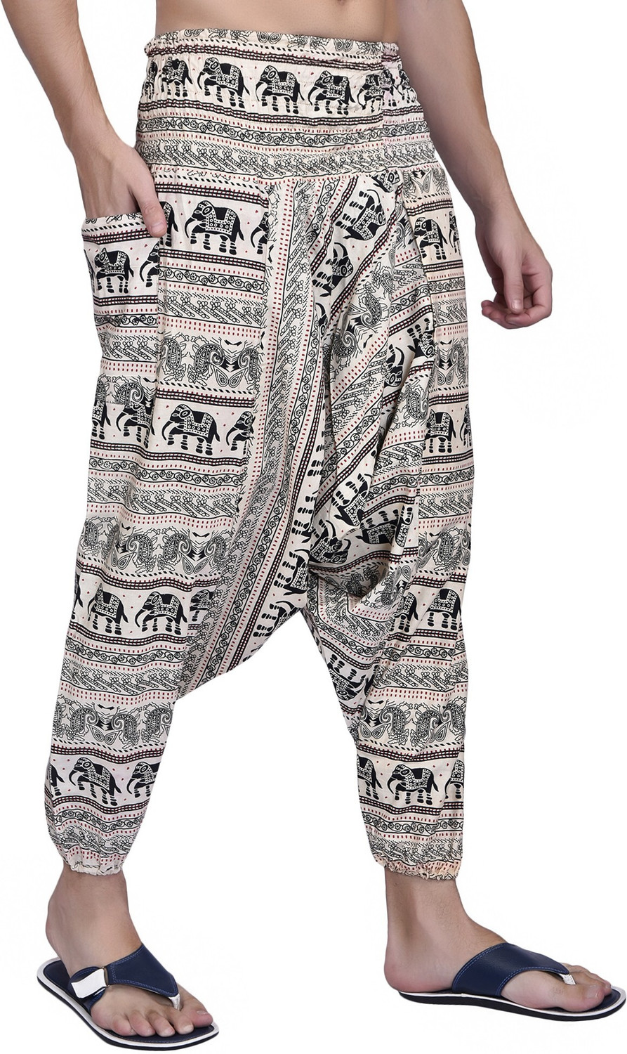 Image of Viku Printed Cotton Men Harem Pants