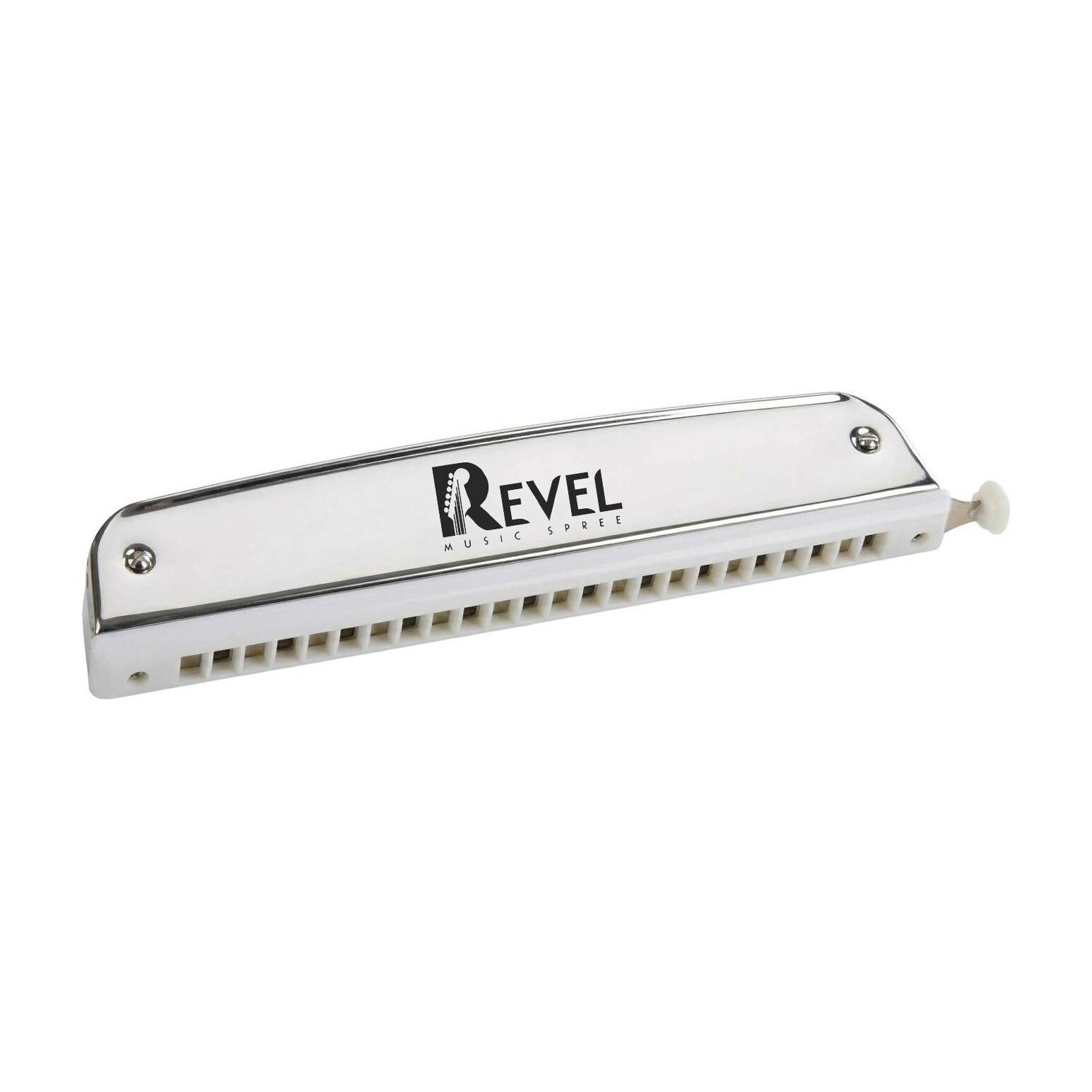 REVEL RVL-HA24SCS Harmonica Silver - Image 1