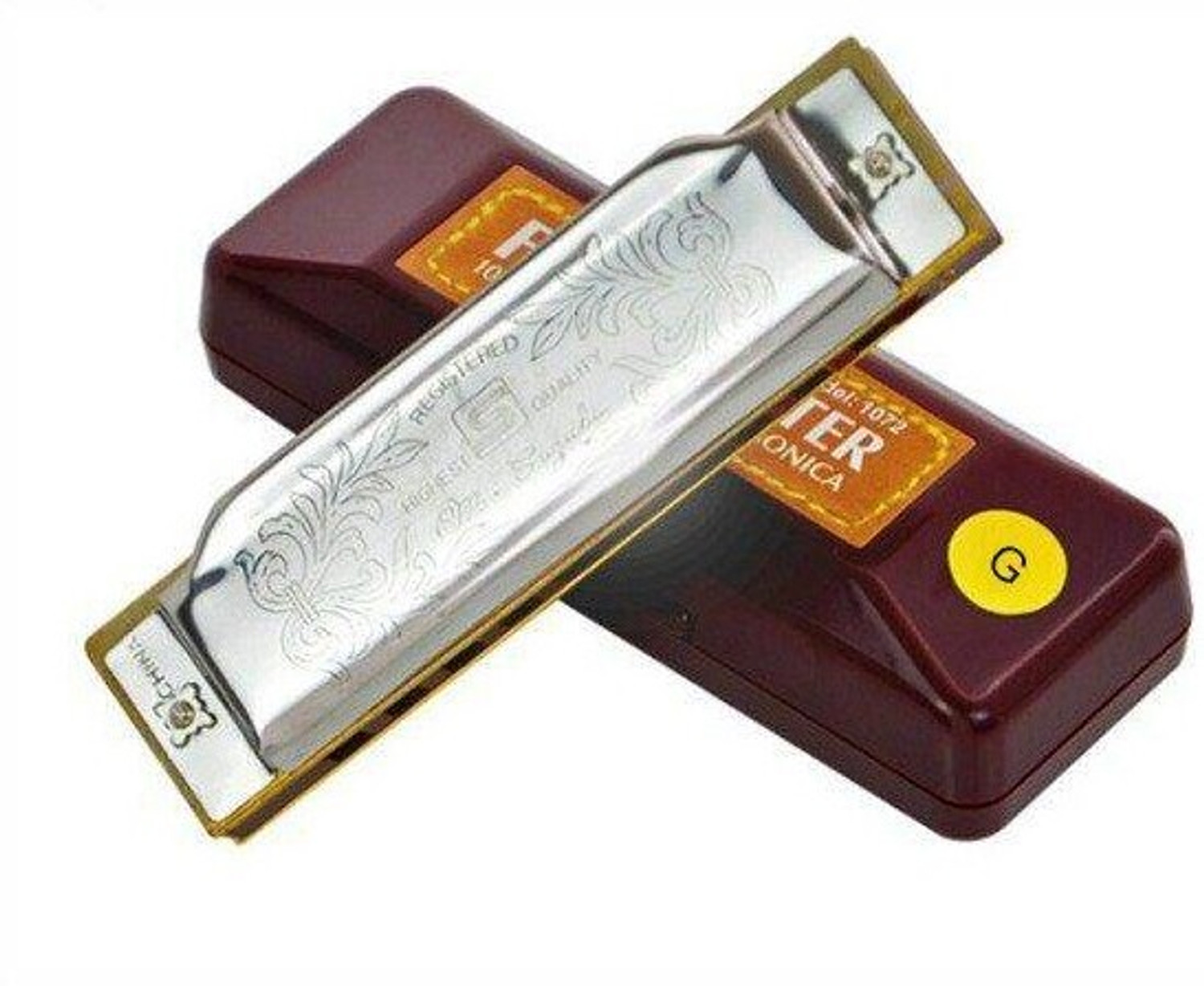Image of SUZUKI Suzuki Folkmaster Standard 10-Hole Diatonic Blues Harp Harmonica