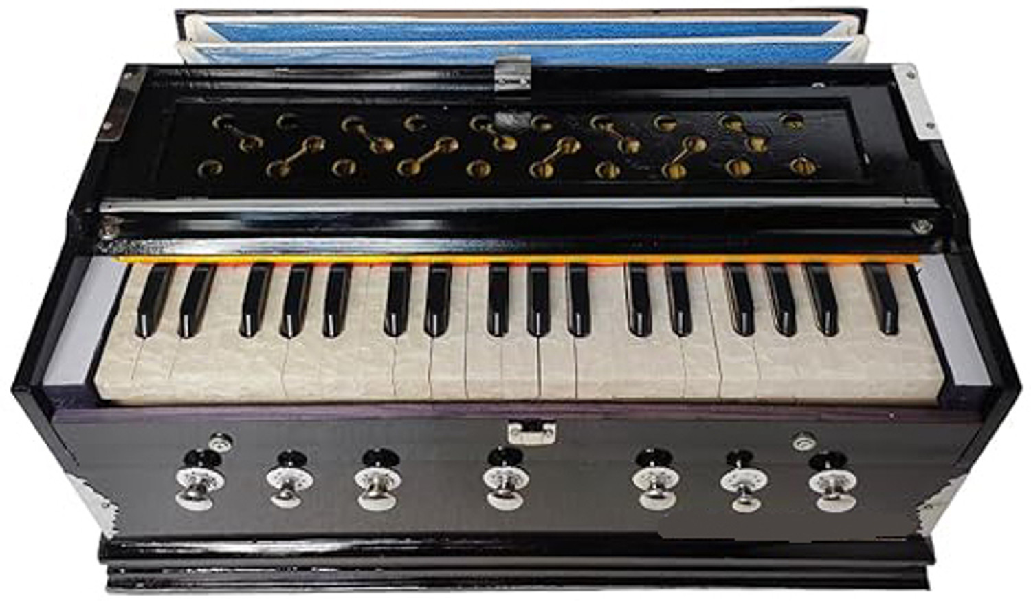 Image of BestBrother Harmonium for Beginner /Student 7 Stopper, 39 Keys 3.2 Octave Hand Pumped Harmonium