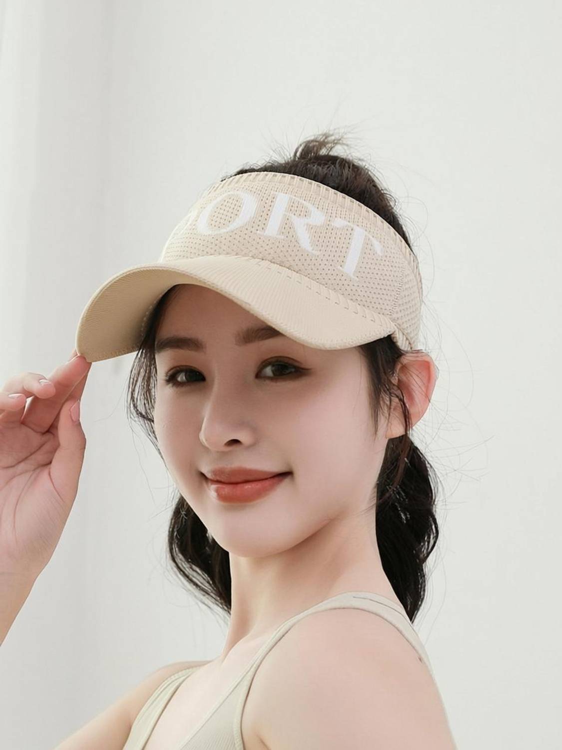 AlexVyan Open Head Sun Visor Sport Ponytail Adjustable Summer Cap SunVisor