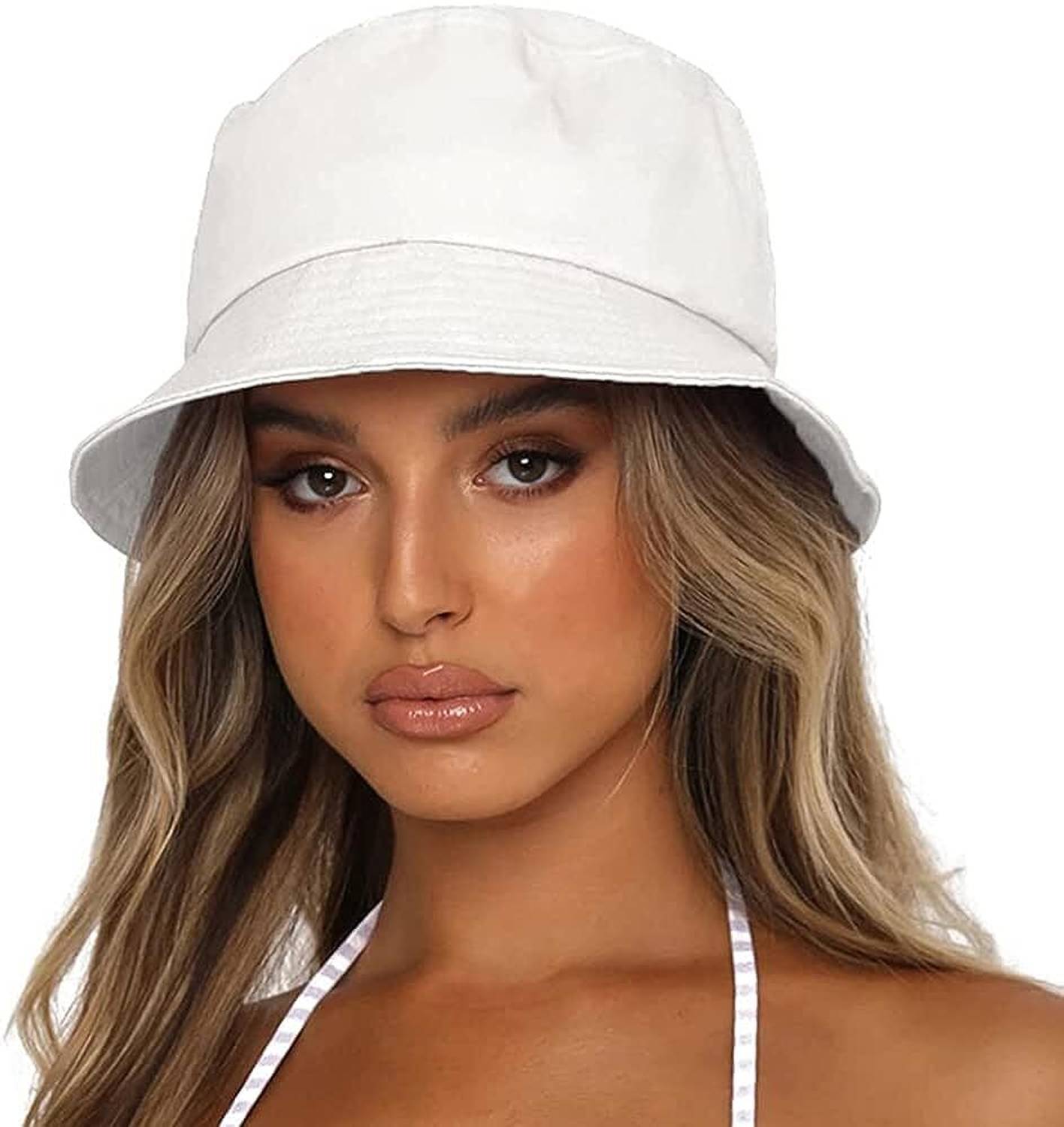 Adorazone Unisex 100% Cotton Foldable Bucket Beach Hat for Men