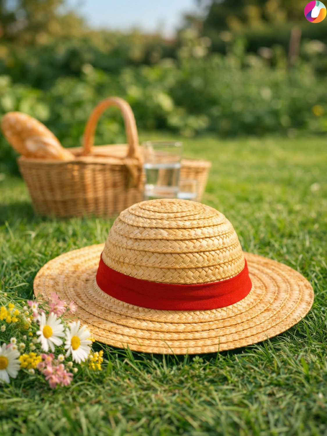 Image of RUVIDO CASO One Piece Anime Cosplay Monkey D Luffy's Straw Cosplay Hat
