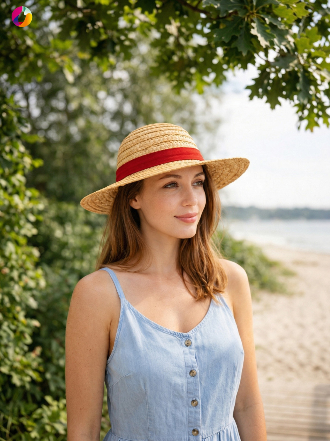 Image of RUVIDO CASO One Piece Anime Cosplay Monkey D Luffy's Straw Cosplay Hat