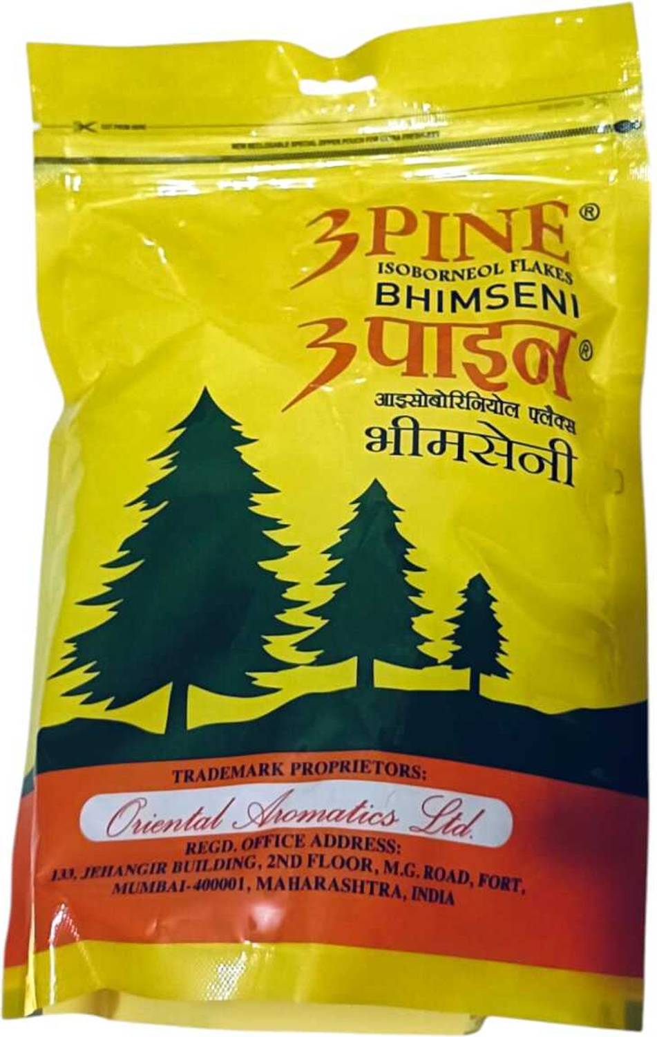 3PINE Bhimseni Camphor pack of 500gm