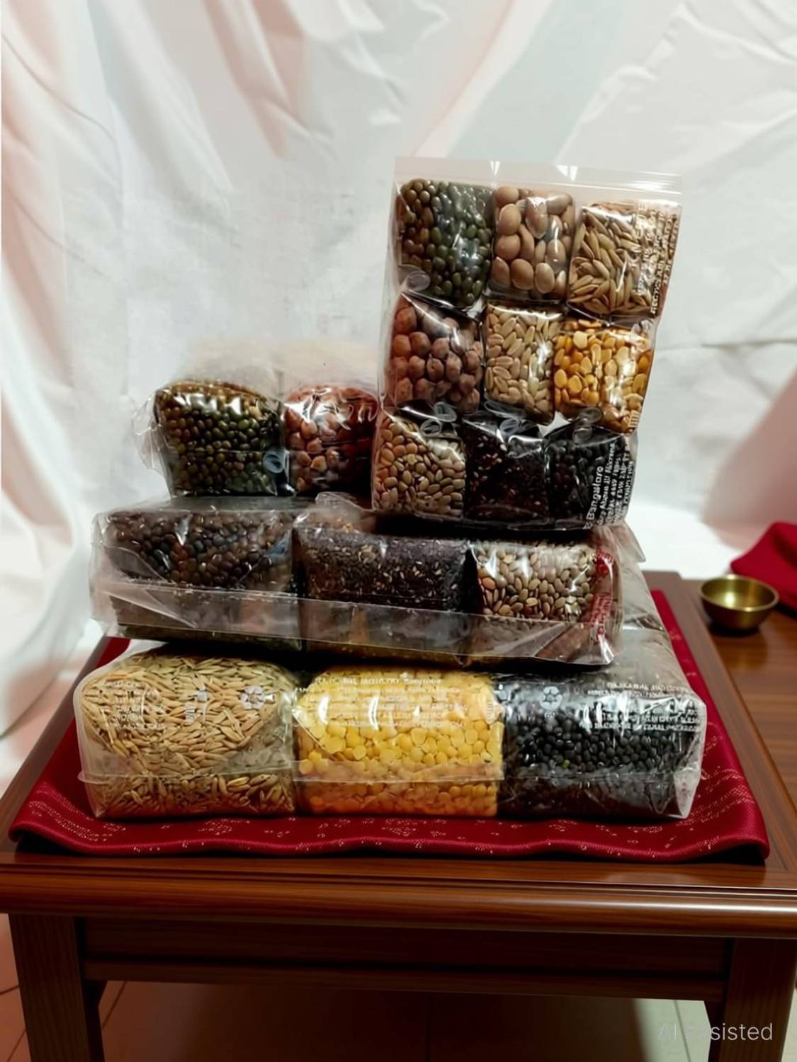 SSS Navadhanyam Set | Navadhanya for Navagraha Puja | Grade A Quality