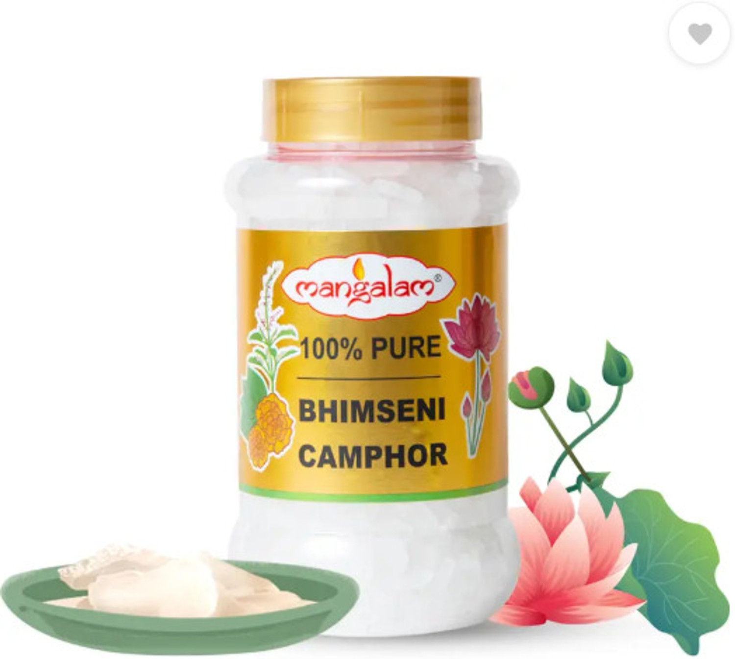 Image of mangalam camphor mangalam bhimseni camphor 500 gm