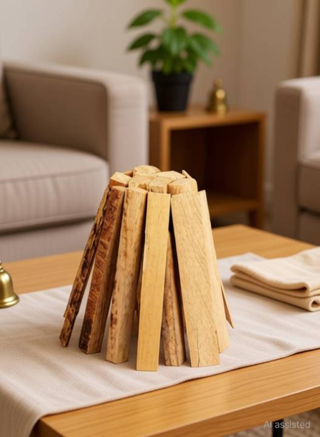 AADYAFASHIONF MANGO WOODEN HAVAN ITEM