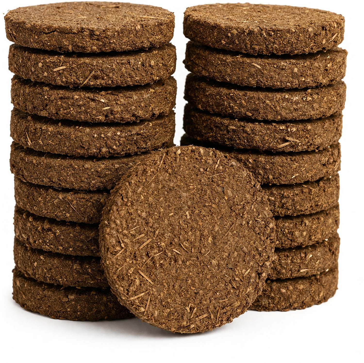Image of LookLike gobar Upla / Cow Dung Upla / Goetha, 100% Natural Product (Round, 3 Inches)