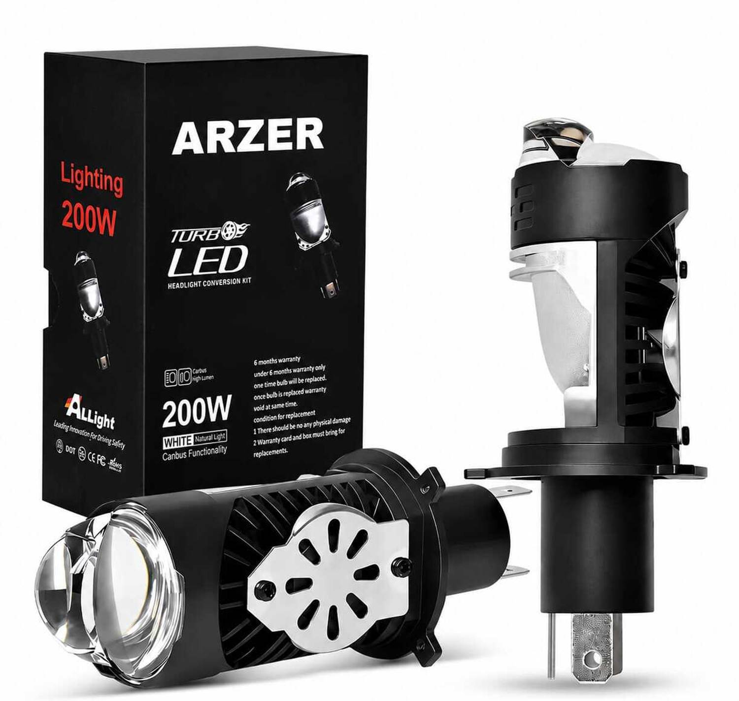 ARZER HID Headlight for Bike, Car - Image 1
