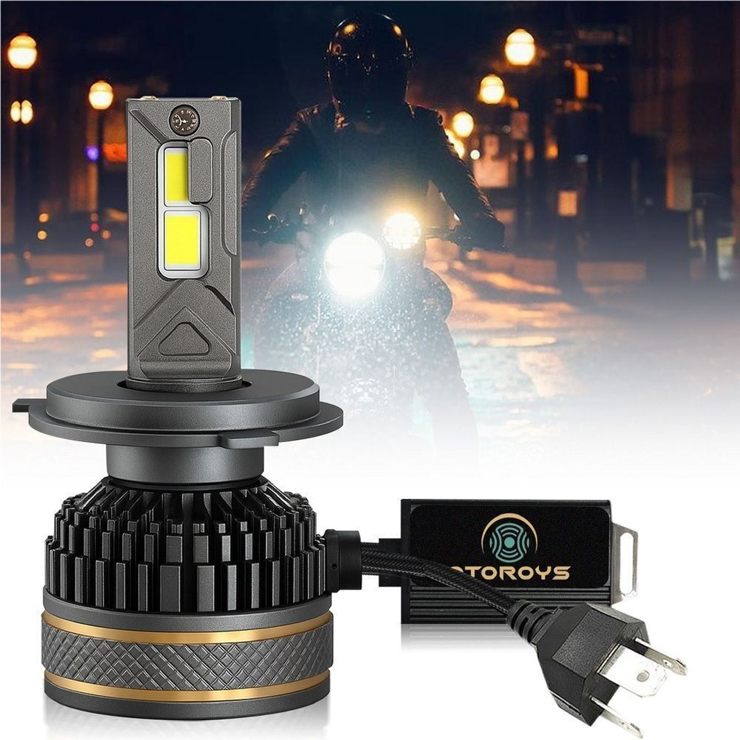 Image of Otoroys LED Fog Light for Royal Enfield, Hero, TVS, Yamaha, Mahindra Bullet 350, Classic 350, Splendor Plus, Splendor, Splendor Pro, Apache RTR 160, Apache RTR 180, Universal For Bike