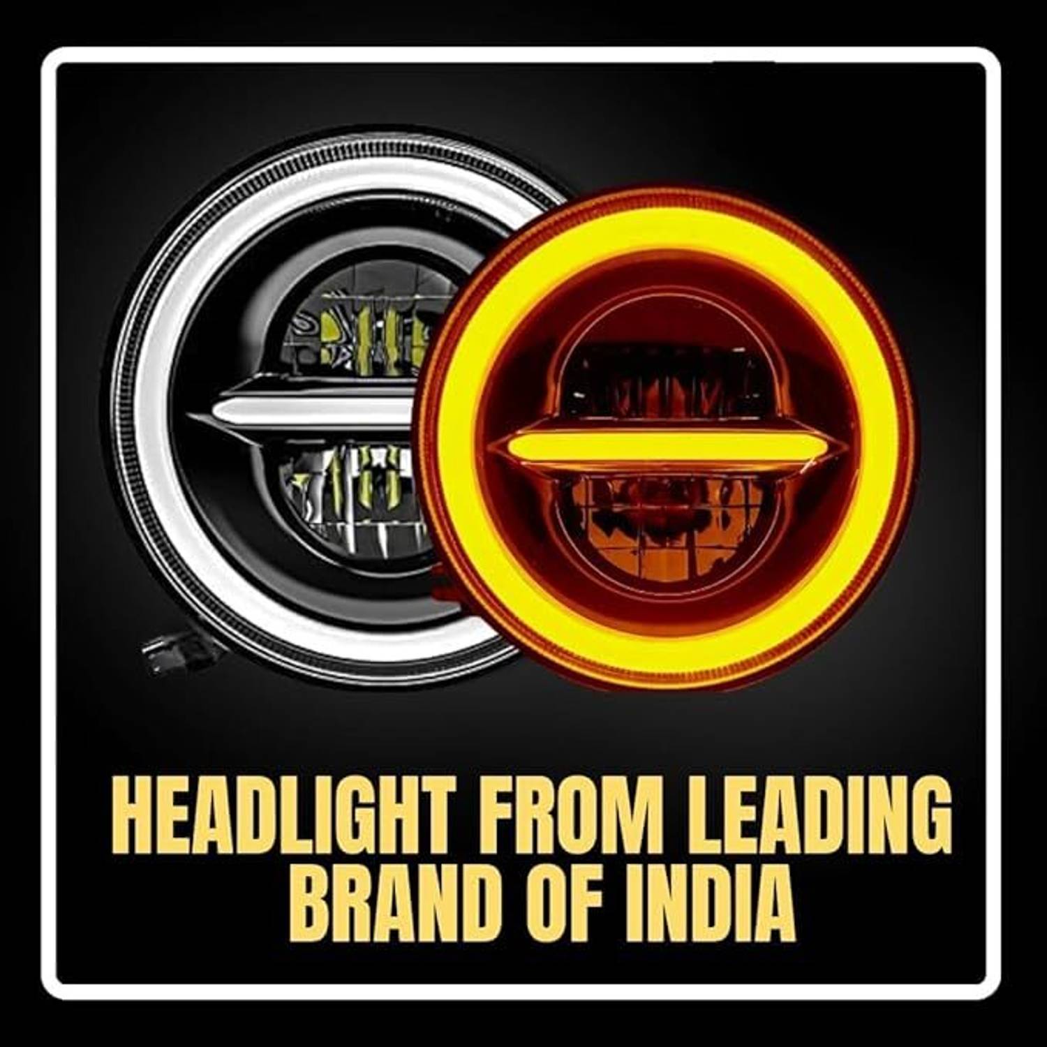 greygator LED Headlight for Royal Enfield Bullet 350 - Image 4