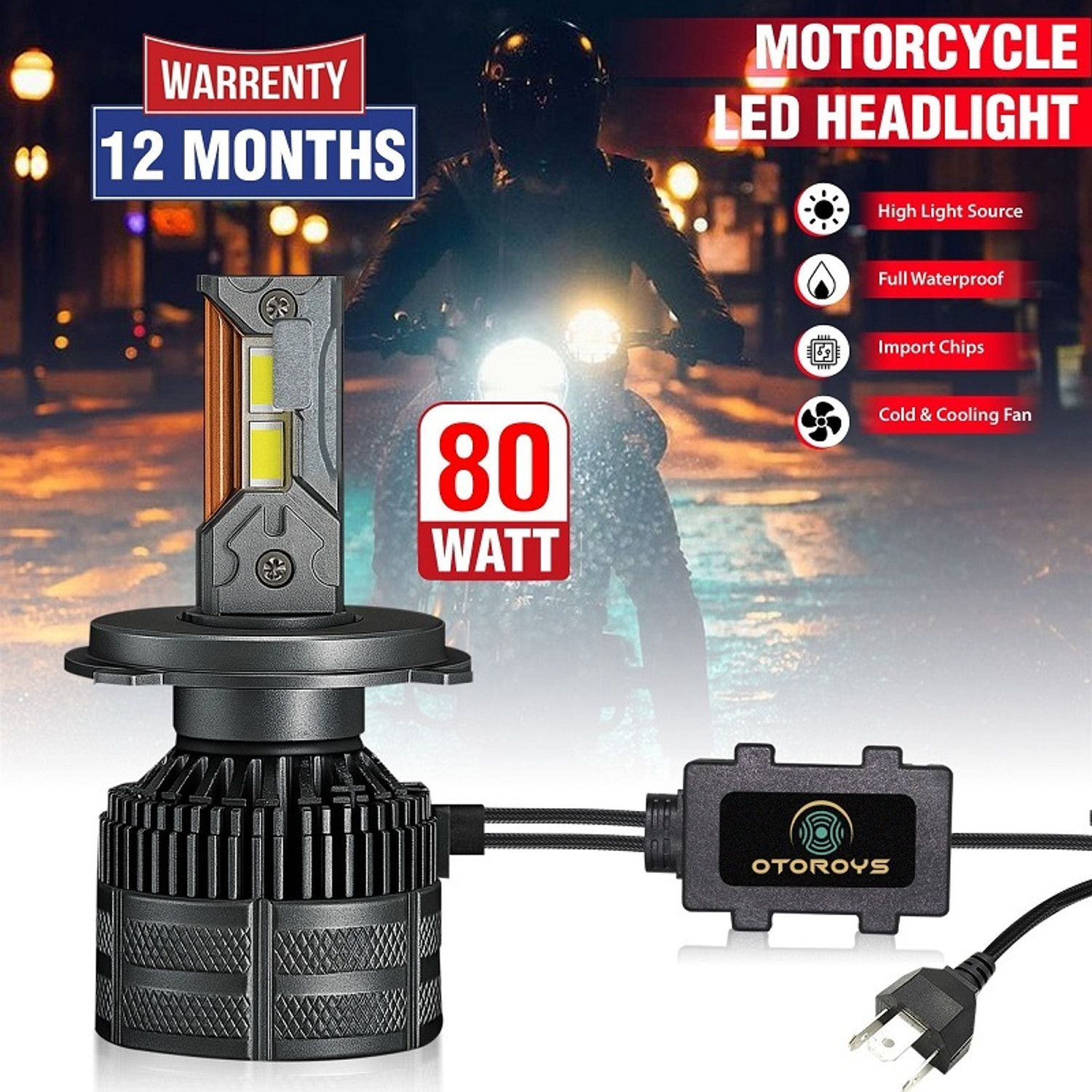 Image of Otoroys LED Headlight for Universal For Bike