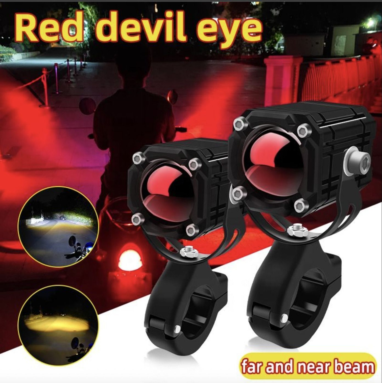 Image of automunk LED Fog Light for Universal For Car