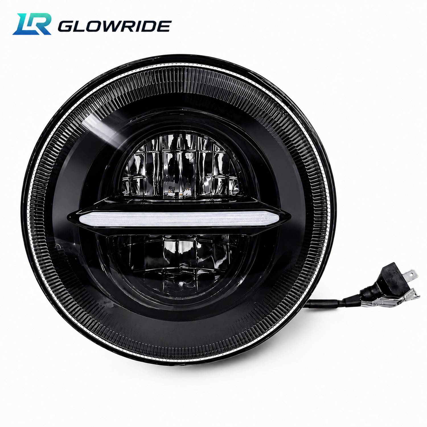 LRGLOWRIDE LED Headlight for Mahindra, Royal Enfield