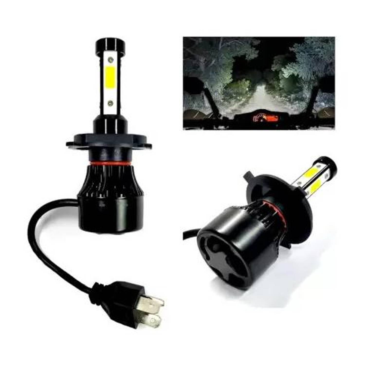majesticriders LED Headlight for Universal For Bike