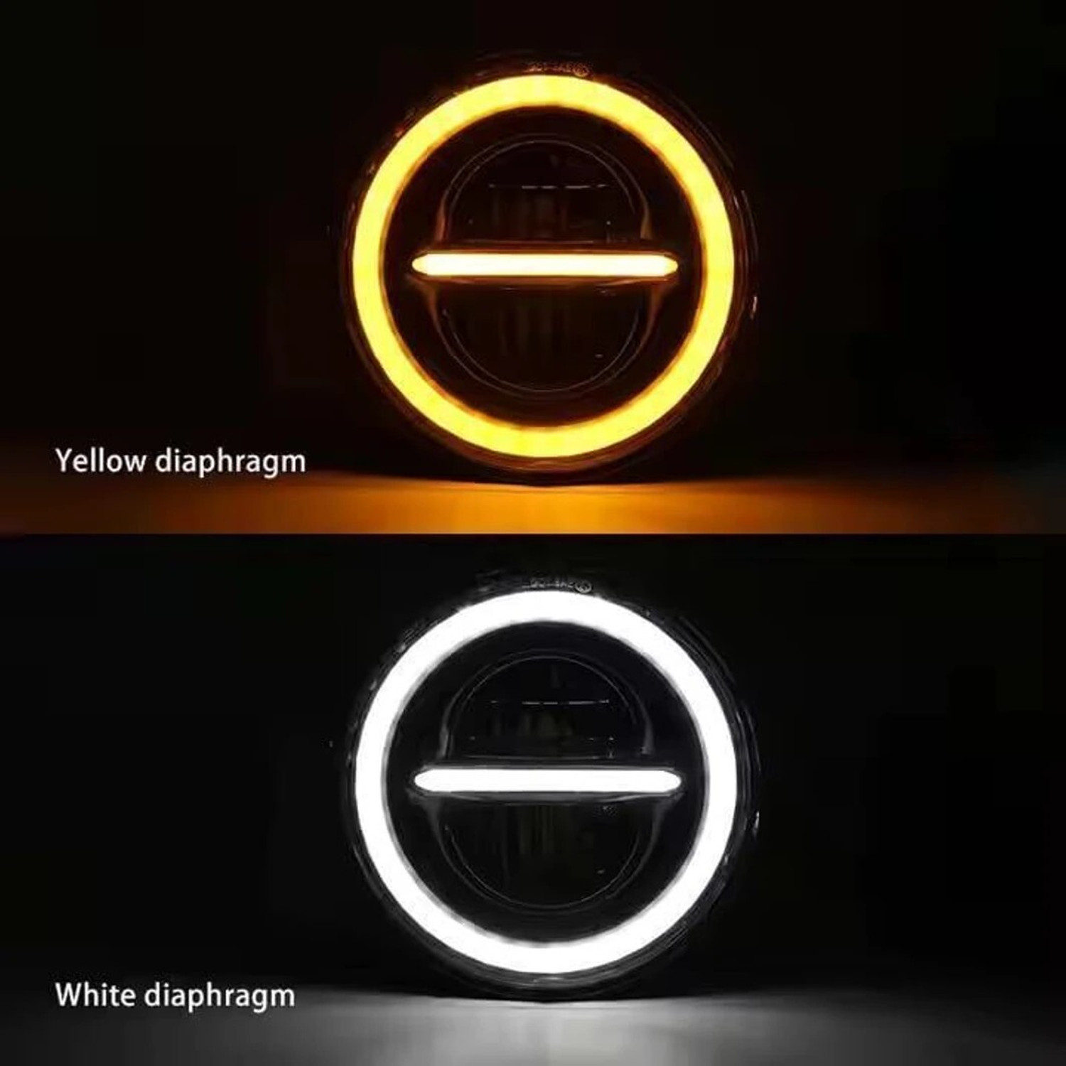 Image of NIPUN AUTO LED Headlight for Royal Enfield Bullet 350, Bullet Trials 350, Bullet Trials 500, Thar, Jeep