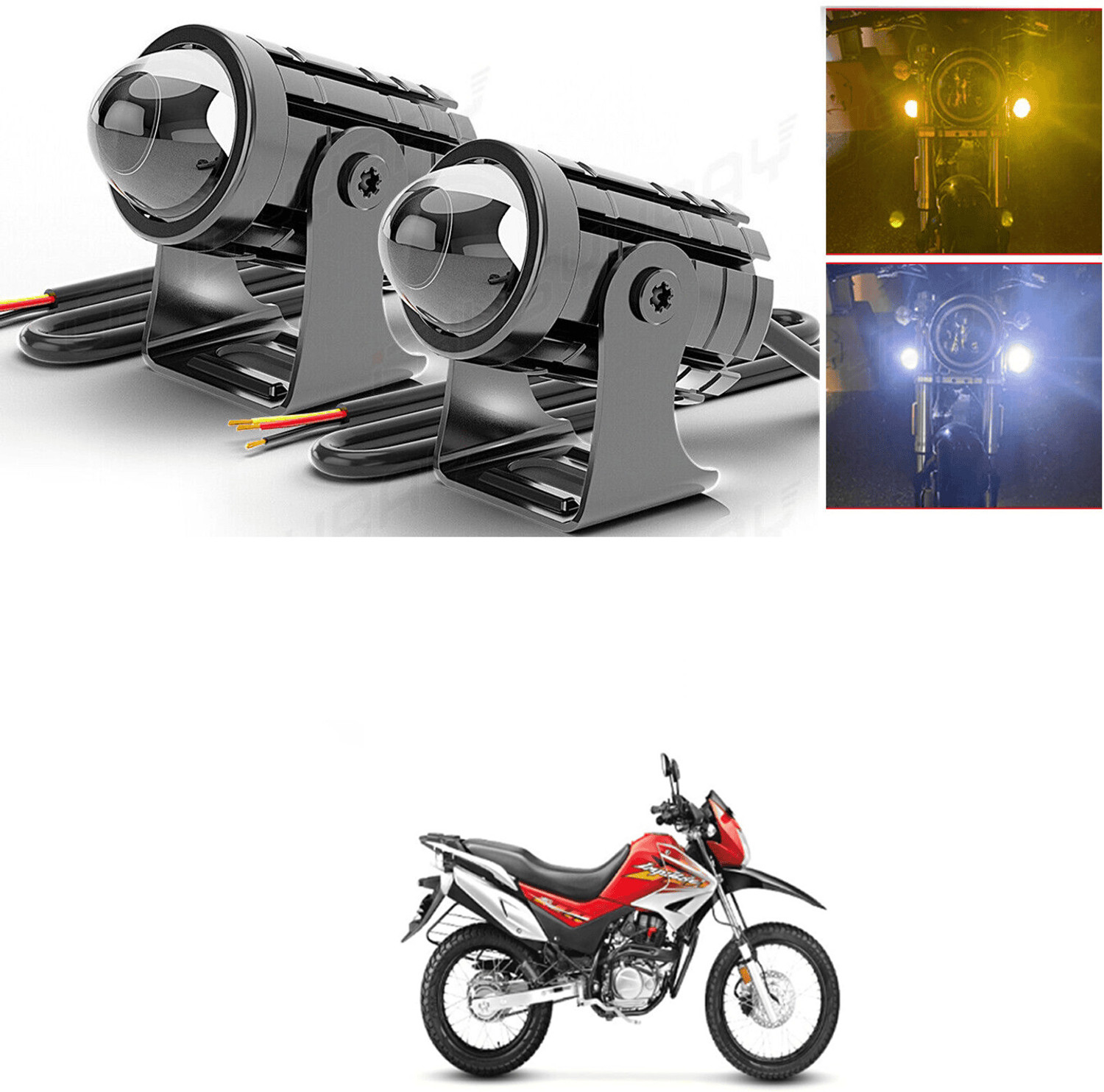 Image of LOVMOTO LED Headlight for TVS Jupiter