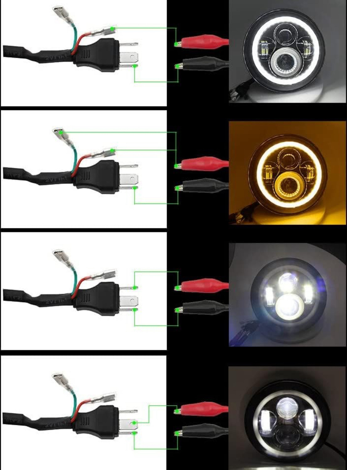 Image of Anaisha Enterprises LED Headlight for Royal Enfield Bullet Electra, Classic 500, Thunder Bird 500, Classic 350, Bullet 350, Thunder Bird 350