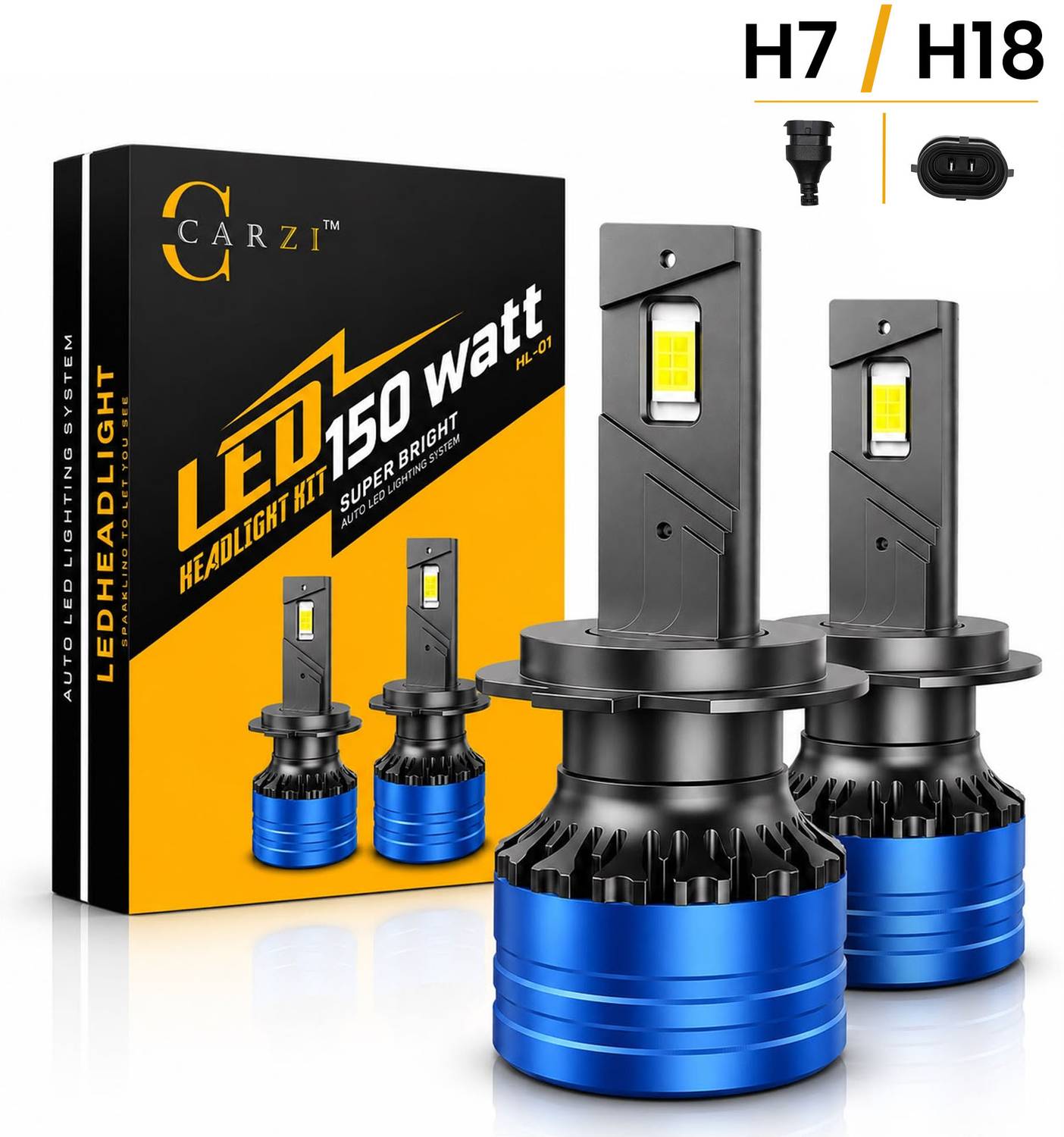 Carzi LED Headlight for Universal Car - Image 1