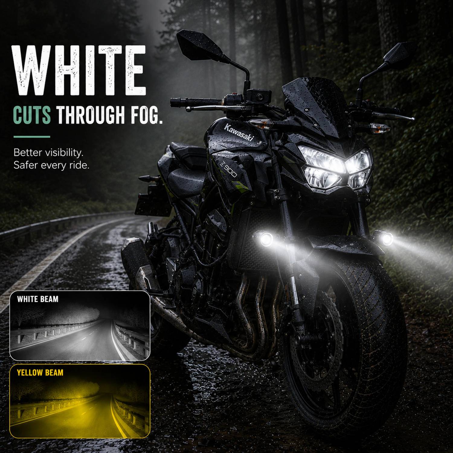 automunk Universal LED Fog Light for Bike and Car - Image 3