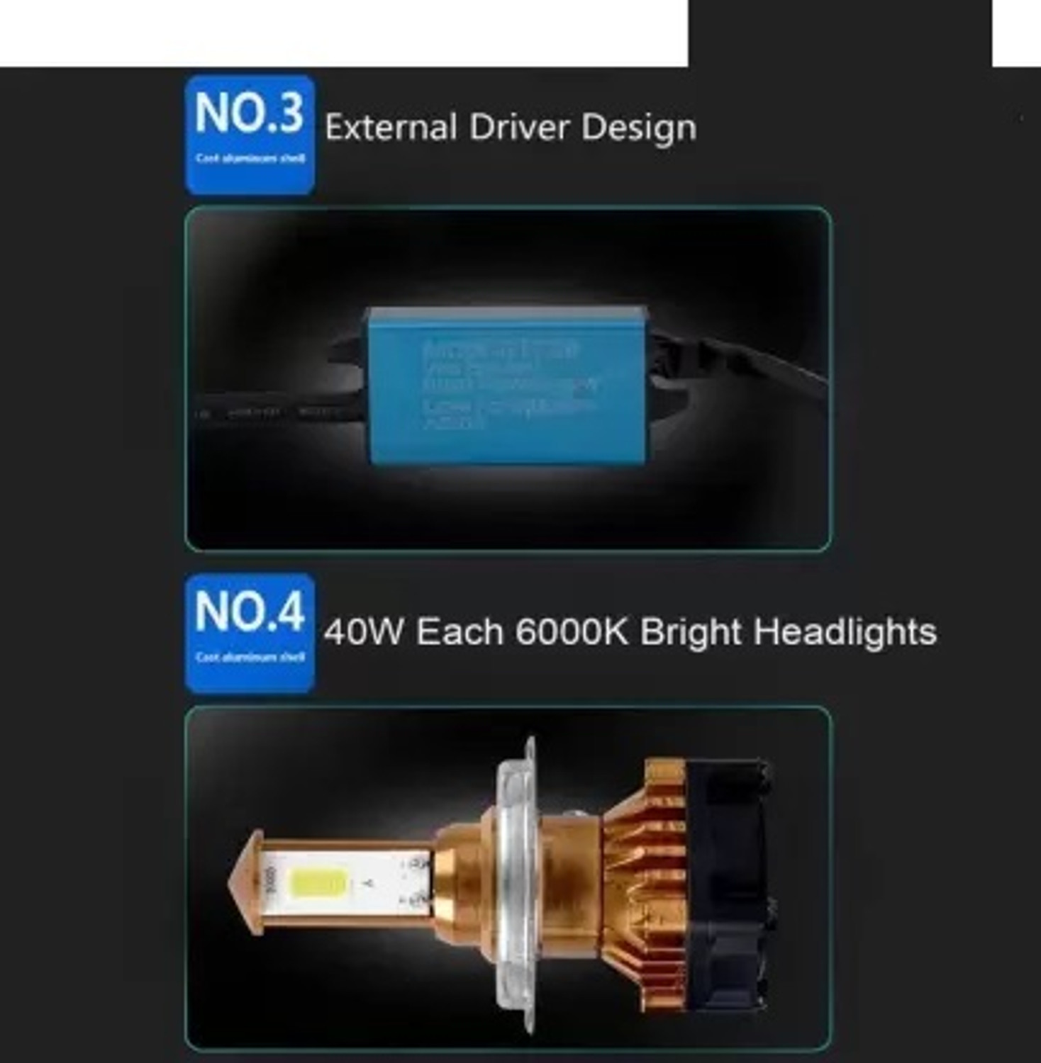 Image of FKOK LED Headlight for Bajaj Pulsar 200 NS DTS-i